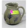 Image 1 : 7" STONEWARE POTTERY PITCHER  BY SUZANNE W.W