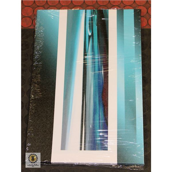 NEW 3 PIECE LARGE ASBTRACT WALL ART DECOR 12X18"