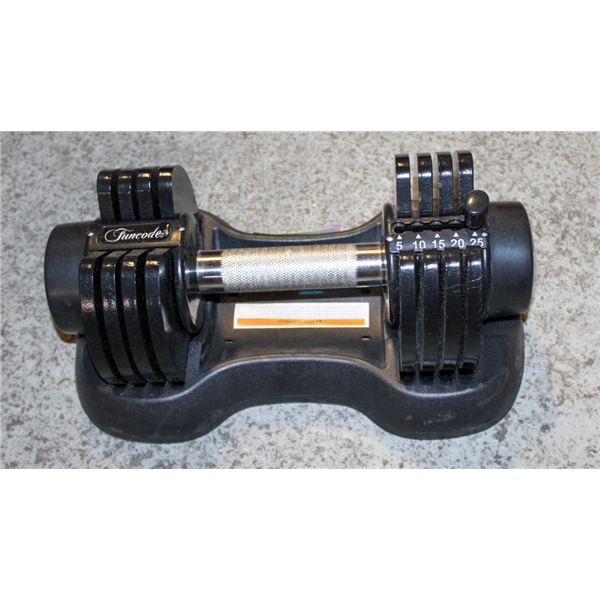 FUN CODE HAND WEIGHT SET- 5 TO 25 LBS