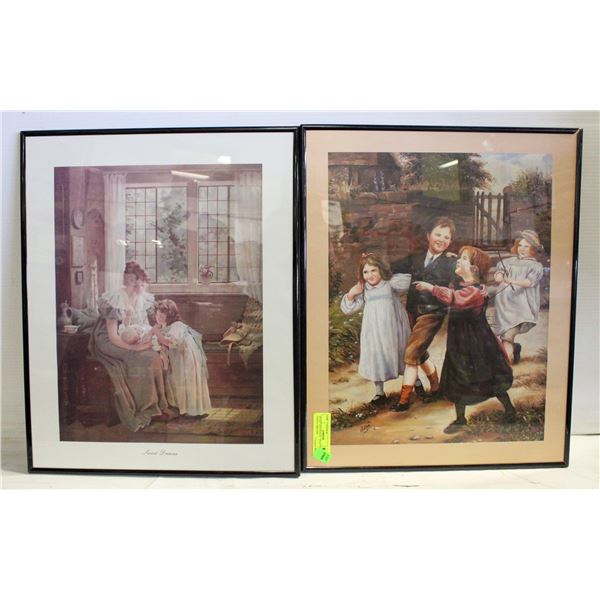 16"X20" JON ELSLEY "PLAYTIME" & "SWEET DREAMS