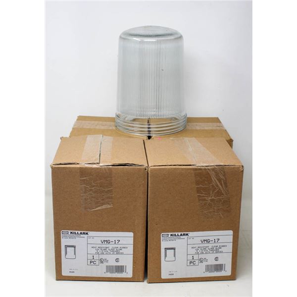 KILLARK HAZARDOUS LOCATION GLASS GLOBE 5-1/2" CLE