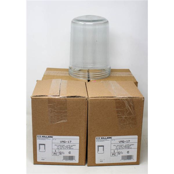 KILLARK HAZARDOUS LOCATION GLASS GLOBE 5-1/2" CLE