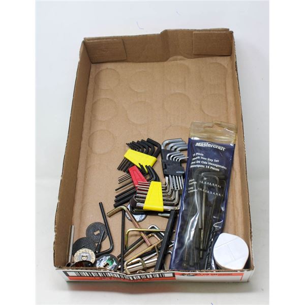 FLAT OF HEX KEYS