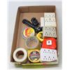 Image 1 : FLAT OF TAPE MEASURES/TAPE/LIGHTS AND POWER