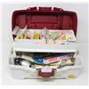 Image 1 : TACKLE BOX WITH NEW TACK AND A REEL