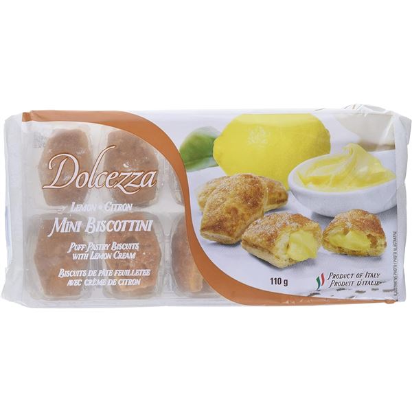 3 NEW PKS DOLCEZZA LEMON MINI BISCOTTINI 110G/BAG