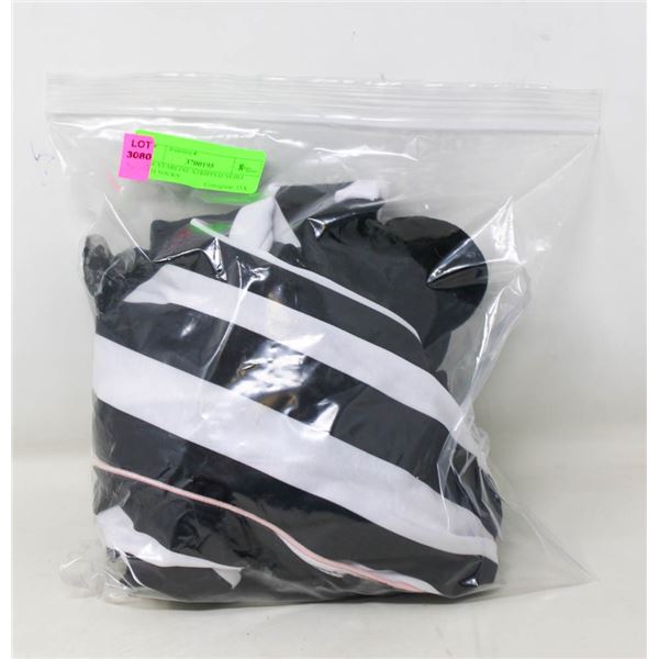 NEW STARLINE STRIPPED SKIRT WITH SOCKS