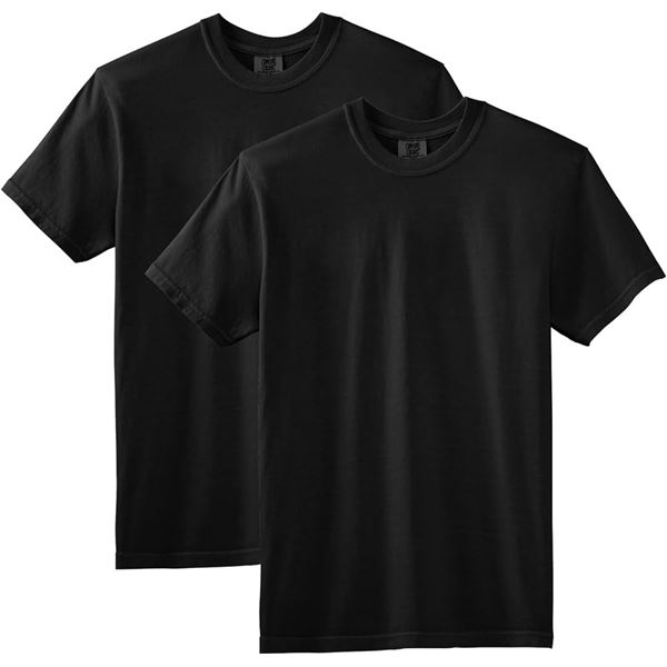 NEW 2 COMFORT COLORS LARGE BLACK SHIRT