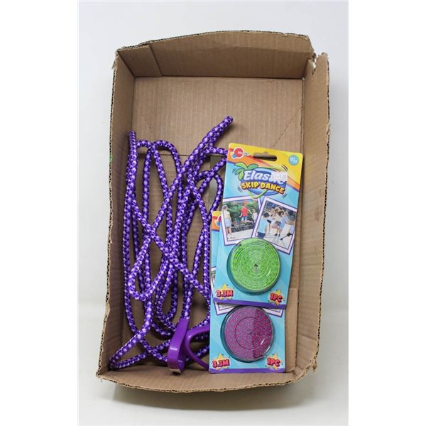 LOT OF KIDS SKIPPING ROPES