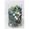 Image 1 : TALL VASE OF ESTATE MARBLES