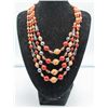 Image 1 : JAPAN VINTAGE 4 STRAND BEADED NECKLACE