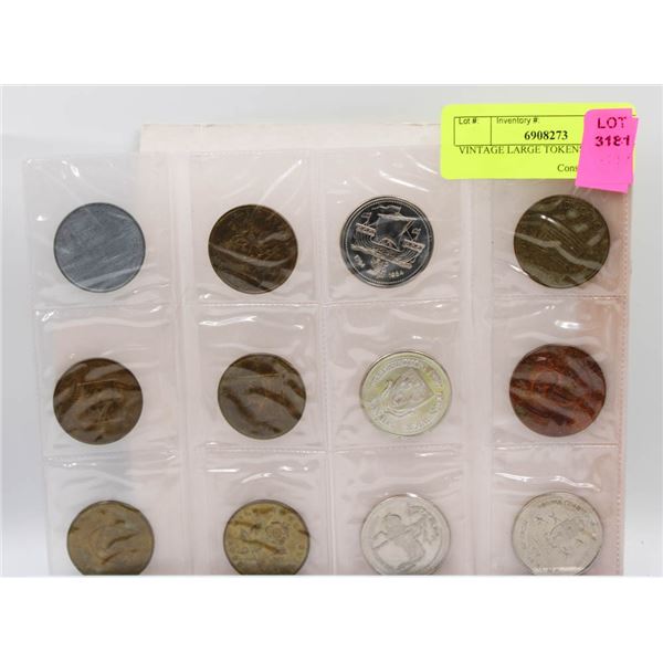 VINTAGE LARGE TOKENS
