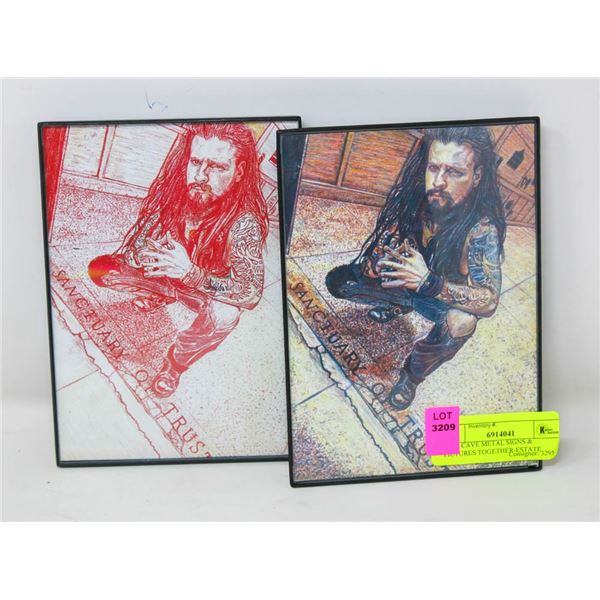 2 FRAMED "SANCTUARY OF TRUST" PICTURES