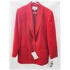 Image 1 : LADIES RED BLAZER NWT - SIZE 8