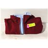 Image 1 : RED WITH BLUE STRIPE ZIP UP SM