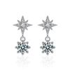 Image 5 : 1 CT GRA CERTIFIED TASSEL STYLE ROUND BRILLIANT