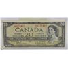 Image 1 : 1954 CANADIAN 20.00 BILL