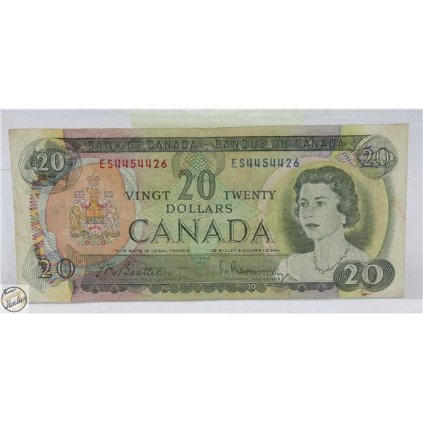 1969 CANADIAN 20.00 BILL