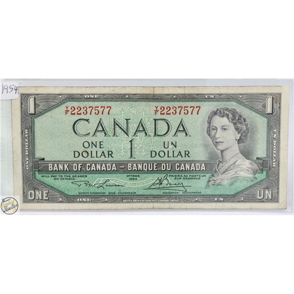 1954 CANADIAN 1.00 BILL