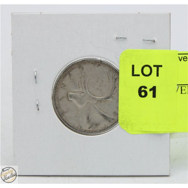 1962 SILVER QUARTER