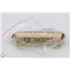 Image 1 : ROLL OF 1956 NICKELS