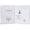 Image 2 : #2566-1.00 CT GRA CERTIFIED ROUND BRILLIANT CUT