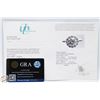 Image 3 : #2555-1.00 CT GRA CERTIFIED ROUND BRILLIANT CUT