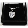 Image 1 : #2584-2.00 CARAT HEART SHAPED CUBIC ZIRCONIA WITH