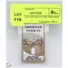 Image 1 : 1 AMERICAN GRAIN CO SILVER BAR