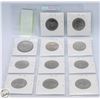 Image 2 : LOT OF 10 CANADIAN HALF DOLLAR & 1971 US