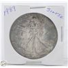 Image 1 : 1989 US SILVER DOLLAR - WALKING LIBERTY