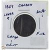 Image 1 : CDN CENT COIN COLLECTION LOWER 9 1859