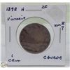 Image 1 : CDN CENT COIN COLLECTION 1898 H