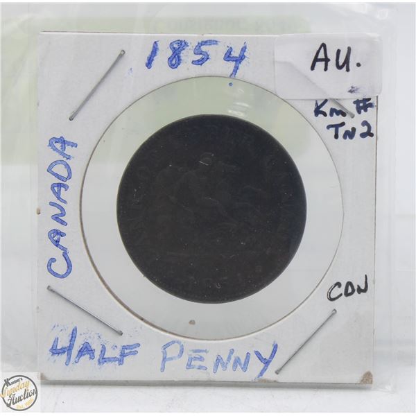 CDN COLLECTION 1854 HALF PENNY