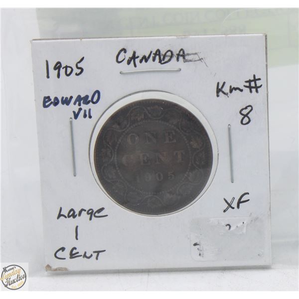 CDN CENT COIN COLLECTION DESIRABLE 1905