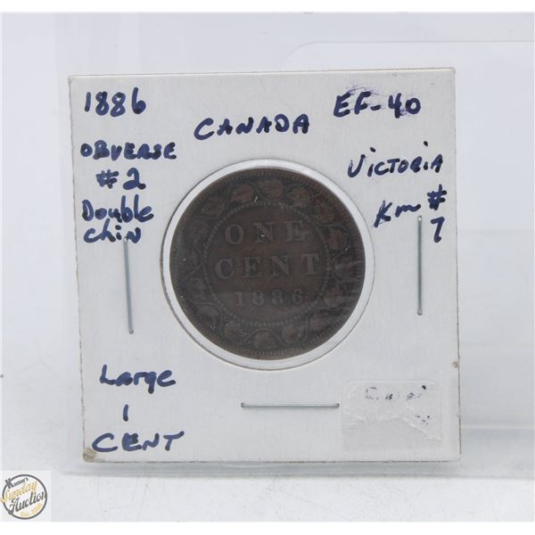 CDN CENT COIN COLLECTION OBSV#2 1886
