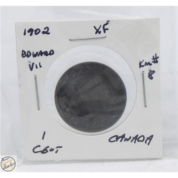 CDN CENT COIN COLLECTION DESIRABLE 1902