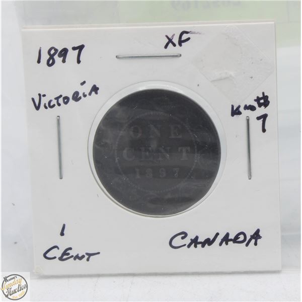 CDN CENT COIN COLLECTION 1897