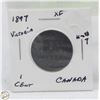 Image 1 : CDN CENT COIN COLLECTION 1897