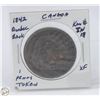 Image 1 : CDN COLLECTION 1842 QUEBEC PENNY TOKEN