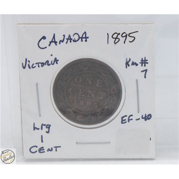 CDN CENT COIN COLLECTION 1895