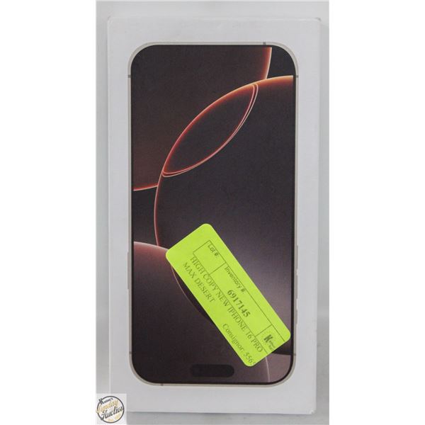 HIGH COPY NEW IPHONE 16 PRO MAX DESERT