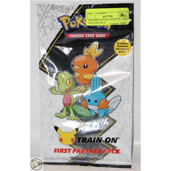 POKEMON SEALED TRAIN ON - FIRST PARTNER PACK