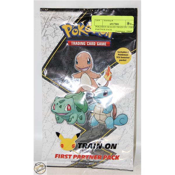 POKEMON SEALED TRAIN ON - FIRST PARTNER PACK
