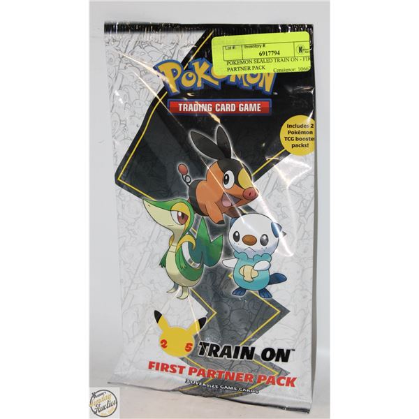 POKEMON SEALED TRAIN ON - FIRST PARTNER PACK