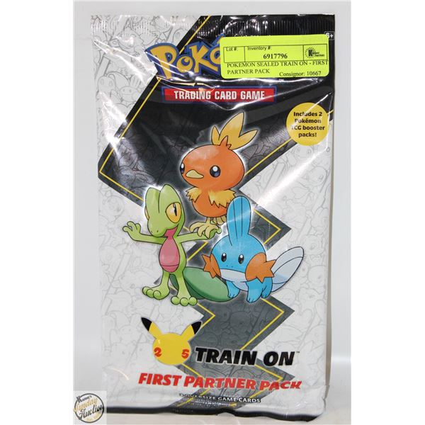 POKEMON SEALED TRAIN ON - FIRST PARTNER PACK