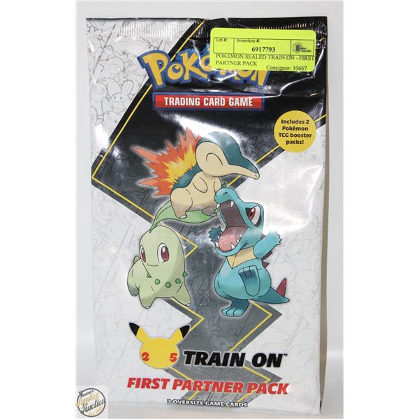 POKEMON SEALED TRAIN ON - FIRST PARTNER PACK