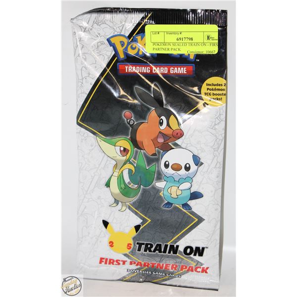 POKEMON SEALED TRAIN ON - FIRST PARTNER PACK