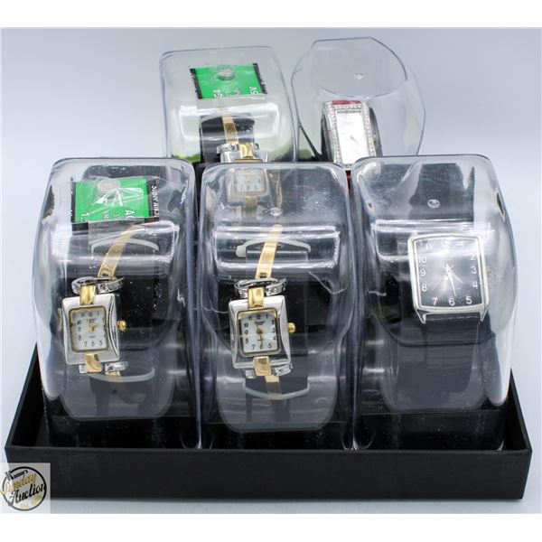BUNDLE OF 5 NEW JAPAN MOV'T WRIST WATCHES
