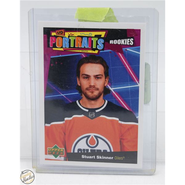 STUART SKINNER ROOKIE U.D PORTRAITS 2020 21 CARD